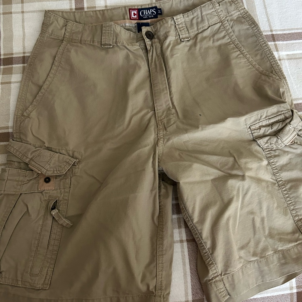 Chaps Men's Tan Cargo Shorts